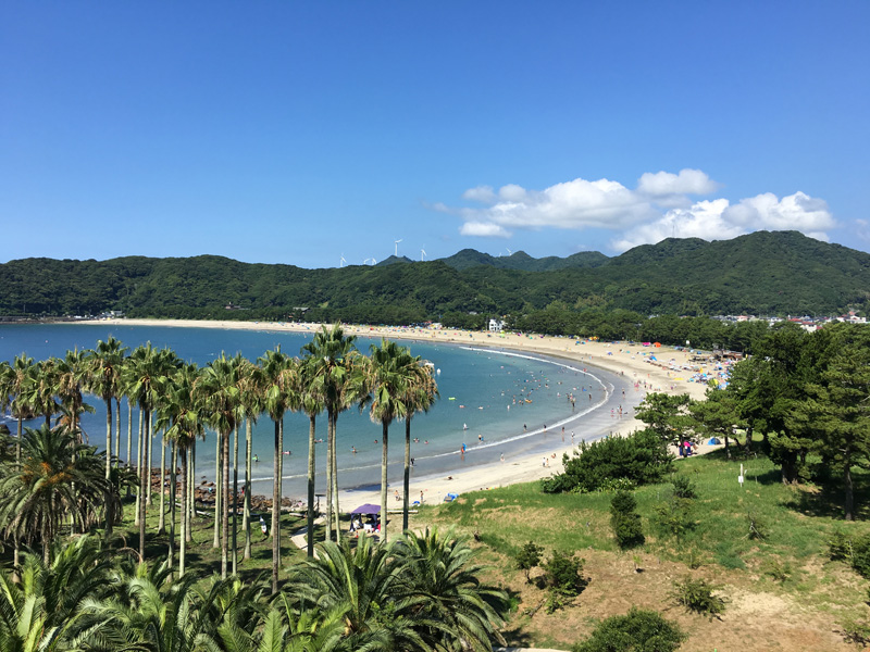 日本の渚１００選　弓ヶ浜