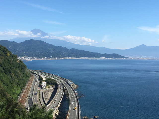 富士山が絶景の薩埵峠