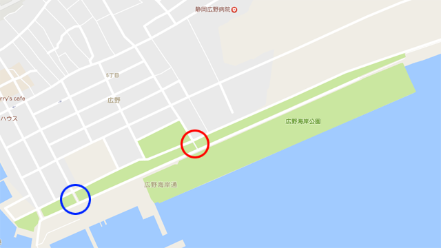 広野海浜公園へのアクセス