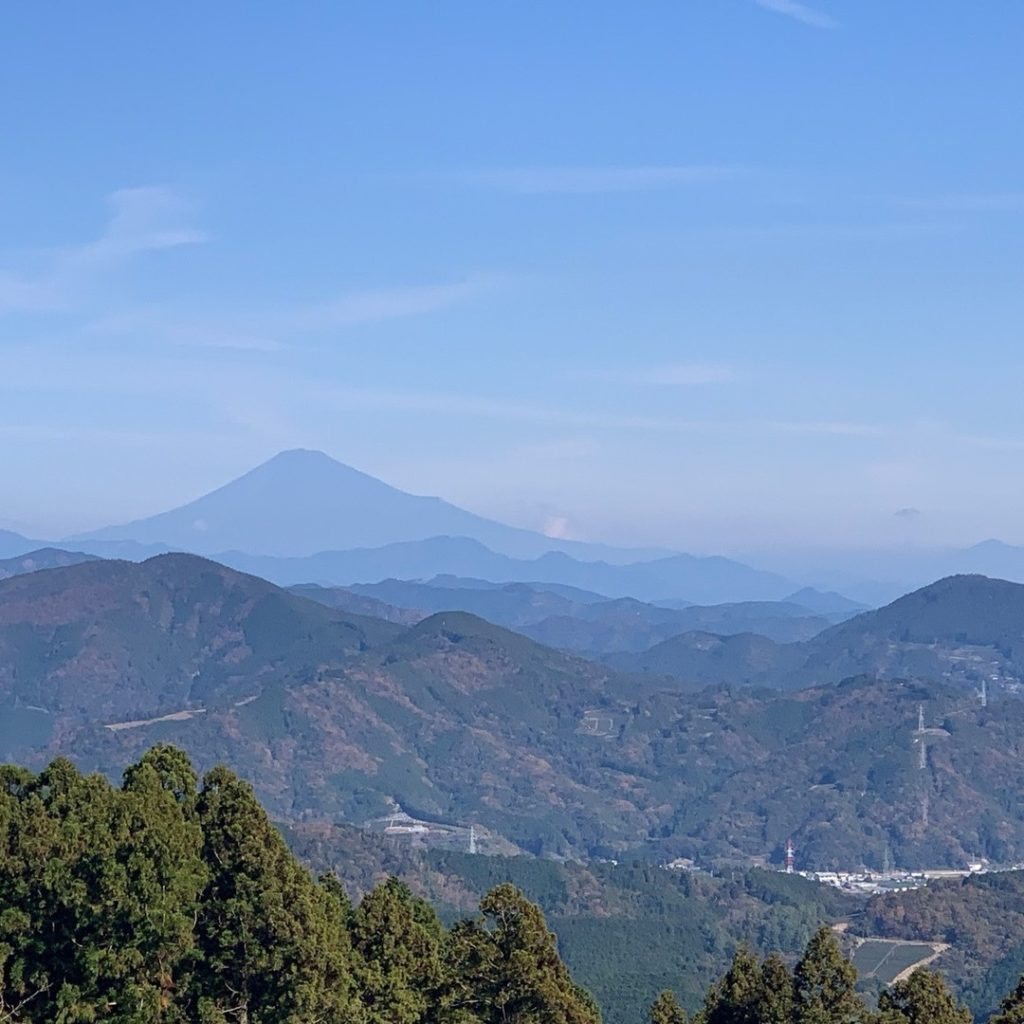 掛川かっぽしテラス・夢テラスからの富士山
