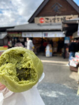 ことまち横丁で抹茶マン