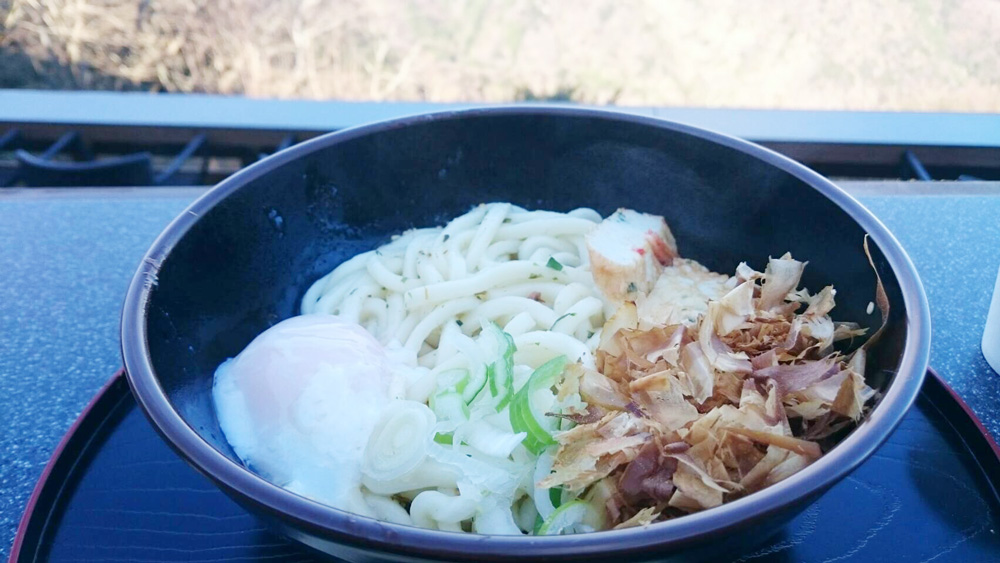 西伊豆グルメ「しおかつおうどん」