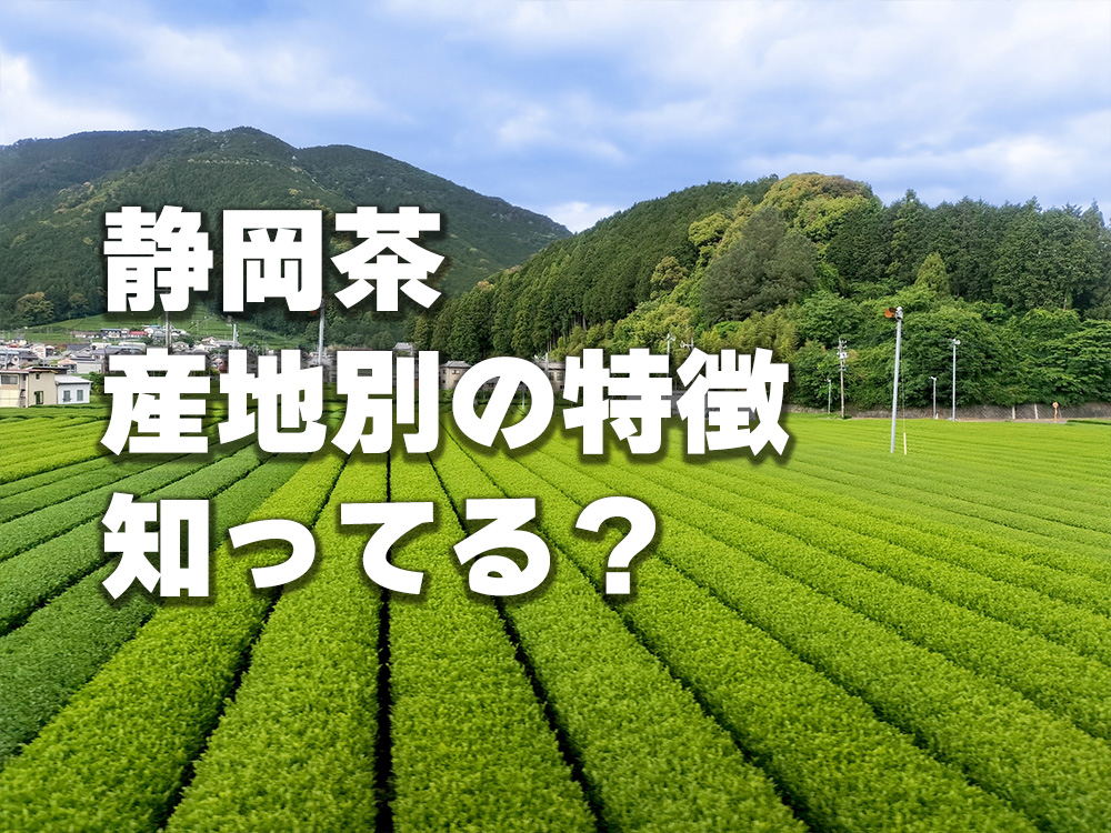 静岡茶産地別の特徴知ってる？