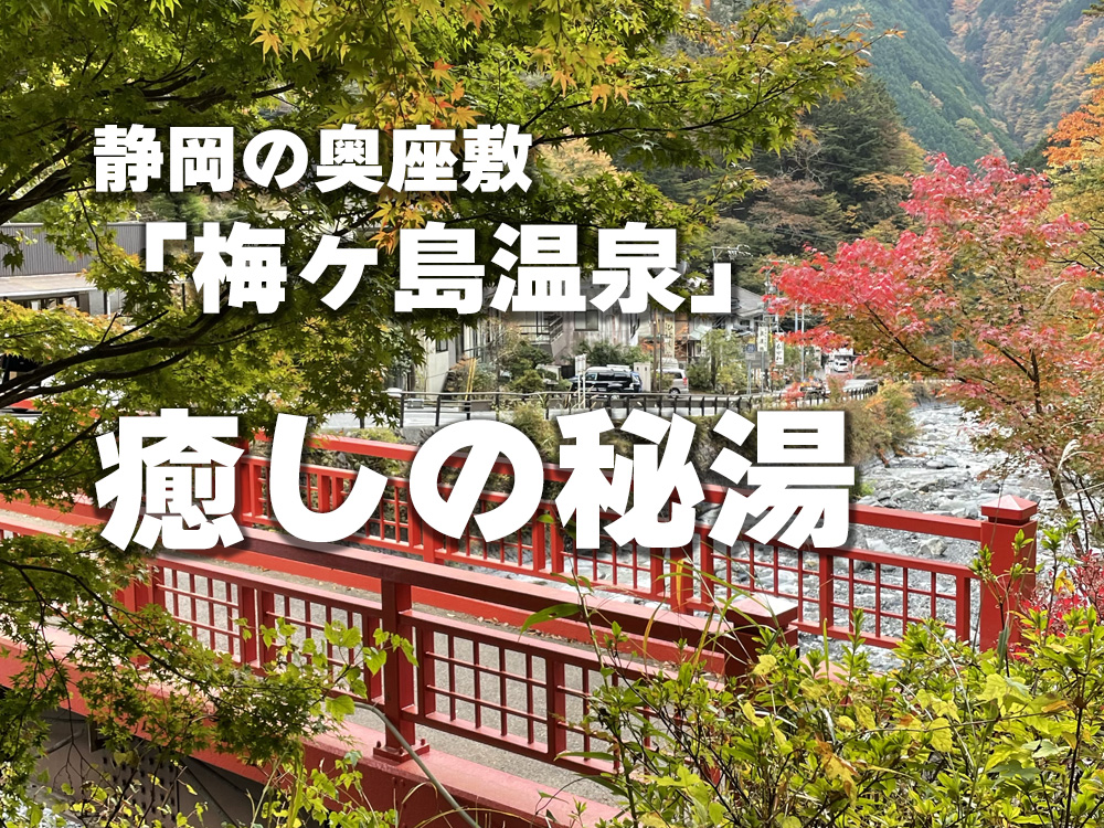 静岡の奥座敷梅ヶ島温泉「癒しの秘湯」