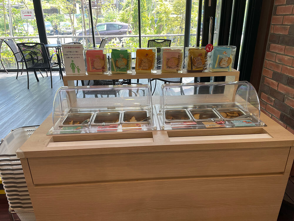 東京ラスク 試食コーナー