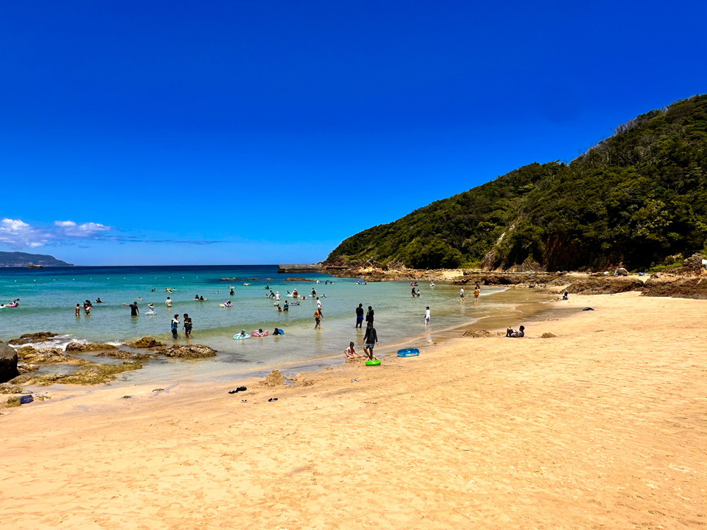 九十浜海水浴場ビーチ