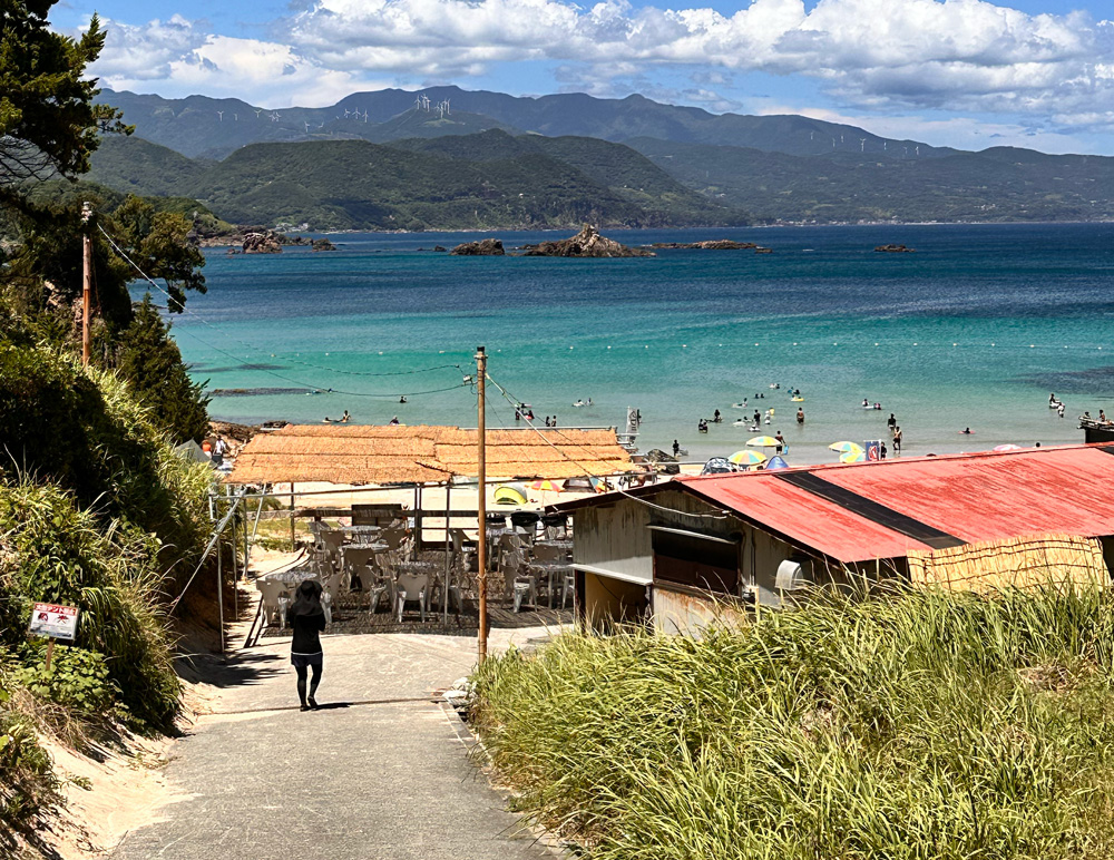 九十浜海水浴場の売店