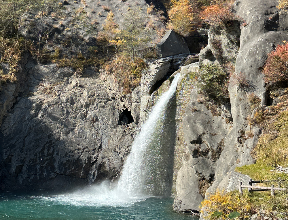 大井川起点の滝