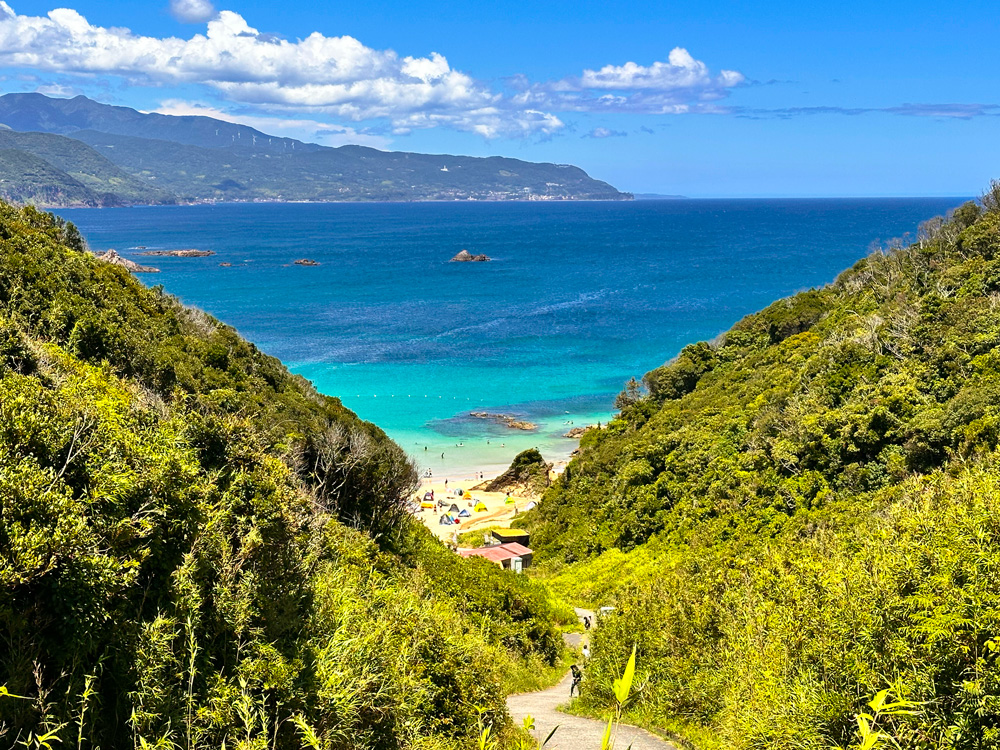 九十浜海水浴場全景